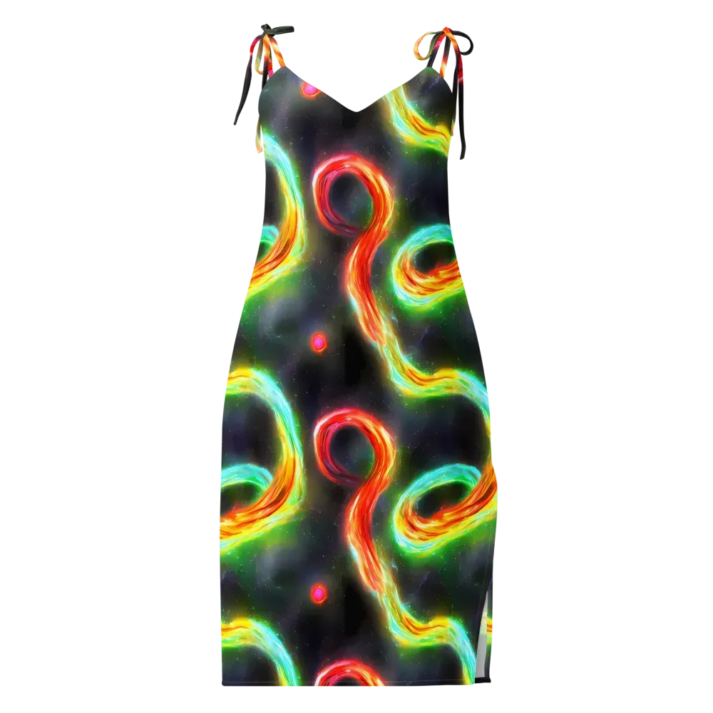Sherwood Swirl on Slip Dress — Front