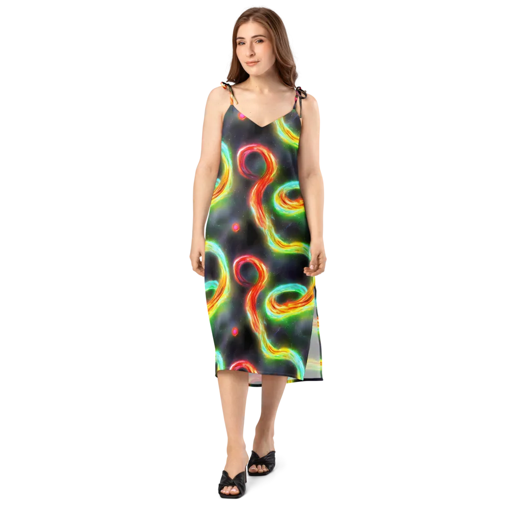 Sherwood Swirl on Slip Dress — Front