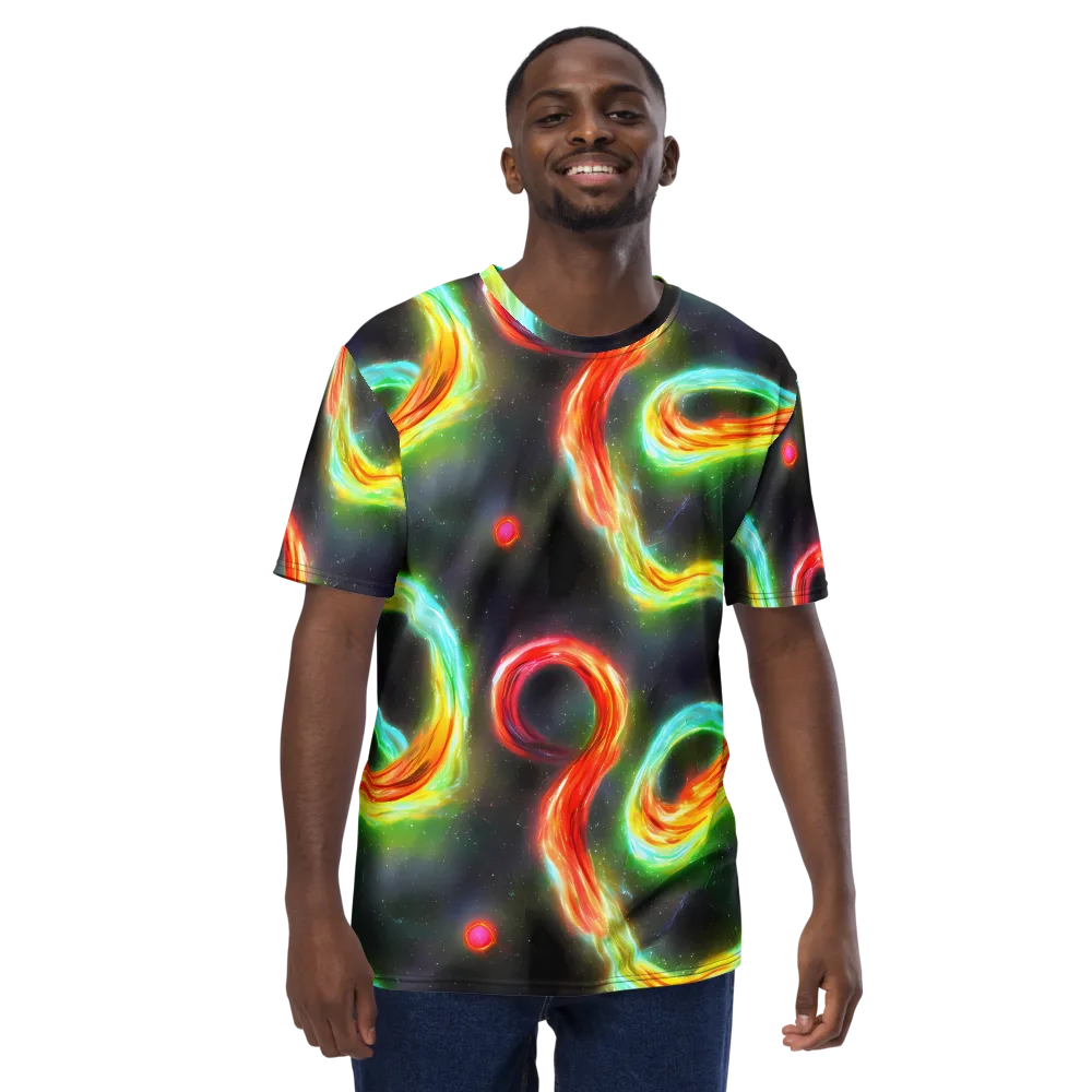 Sherwood Swirl on Men's Crew Neck T-Shirt — Front