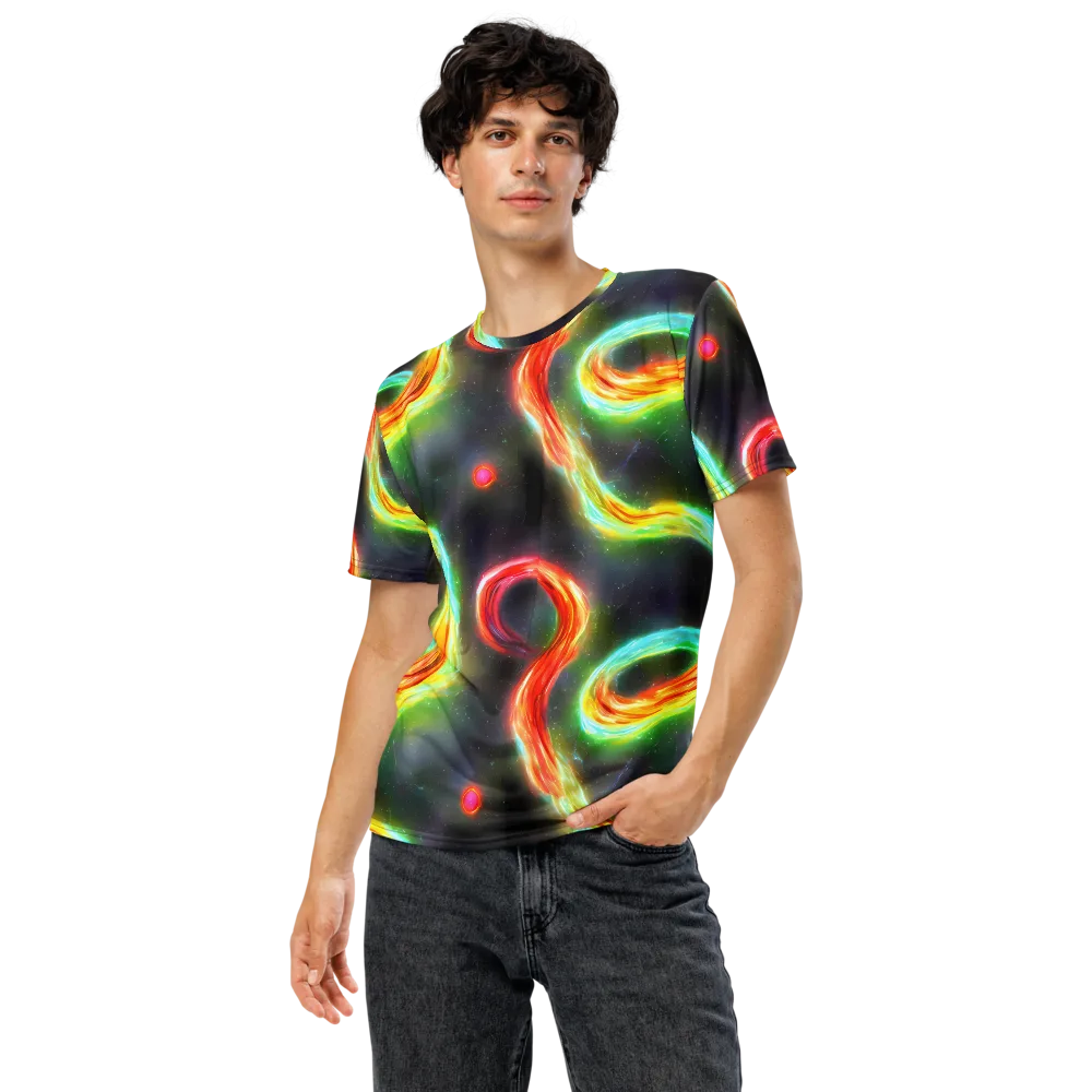 Sherwood Swirl on Men's Crew Neck T-Shirt — Front
