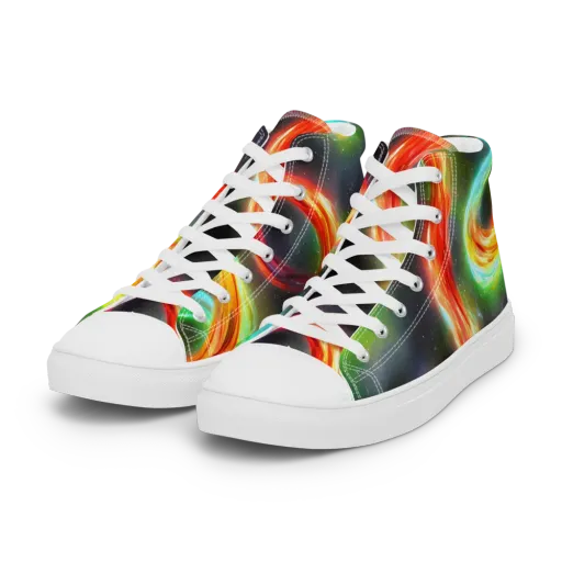 Sherwood Swirl on a Women's High Top Canvas Shoes