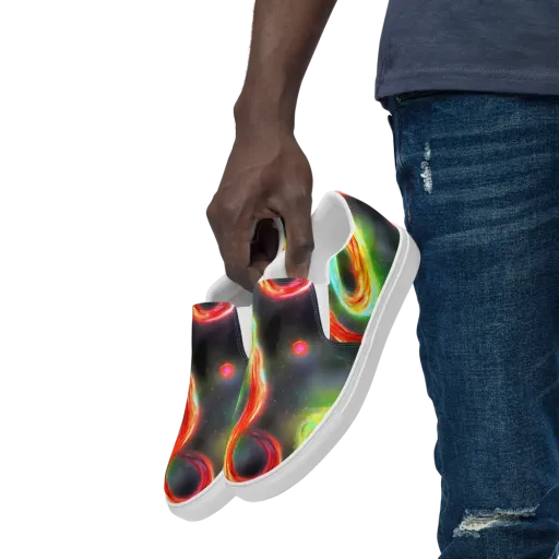 Sherwood Swirl on a Men's Slip-On Canvas Shoes