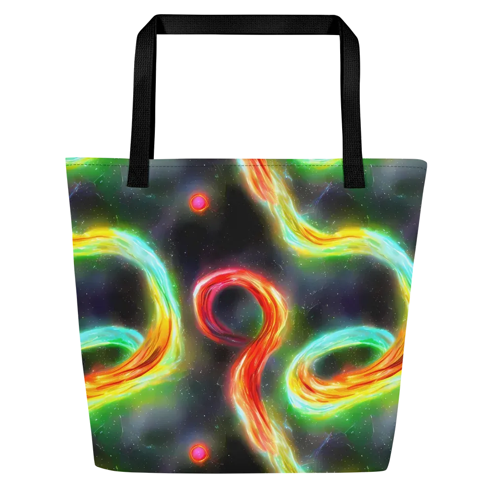 Sherwood Swirl on Large Tote Bag W/ Pocket — Front