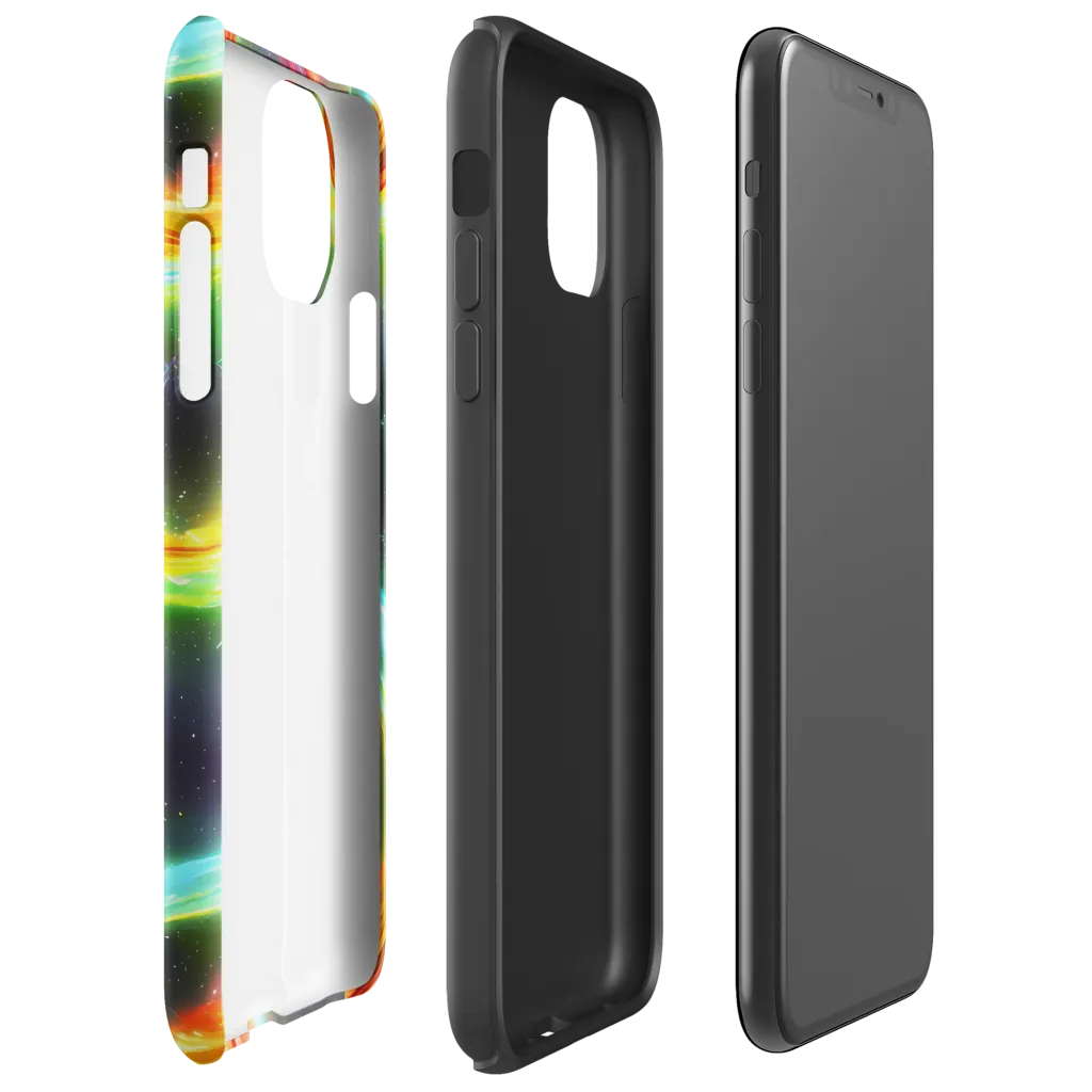 Sherwood Swirl on Tough Case for iPhone® — Right