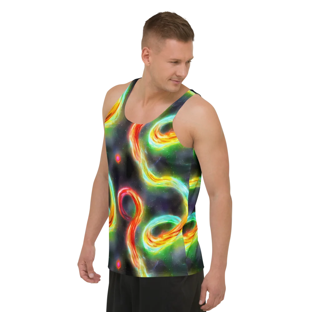 Sherwood Swirl on Men's Tank Top — Left Front