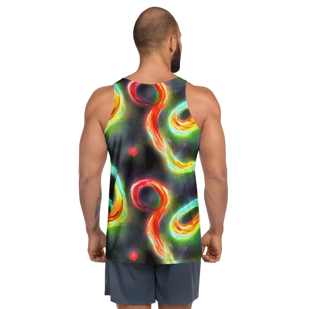 Sherwood Swirl on Men's Tank Top — Back