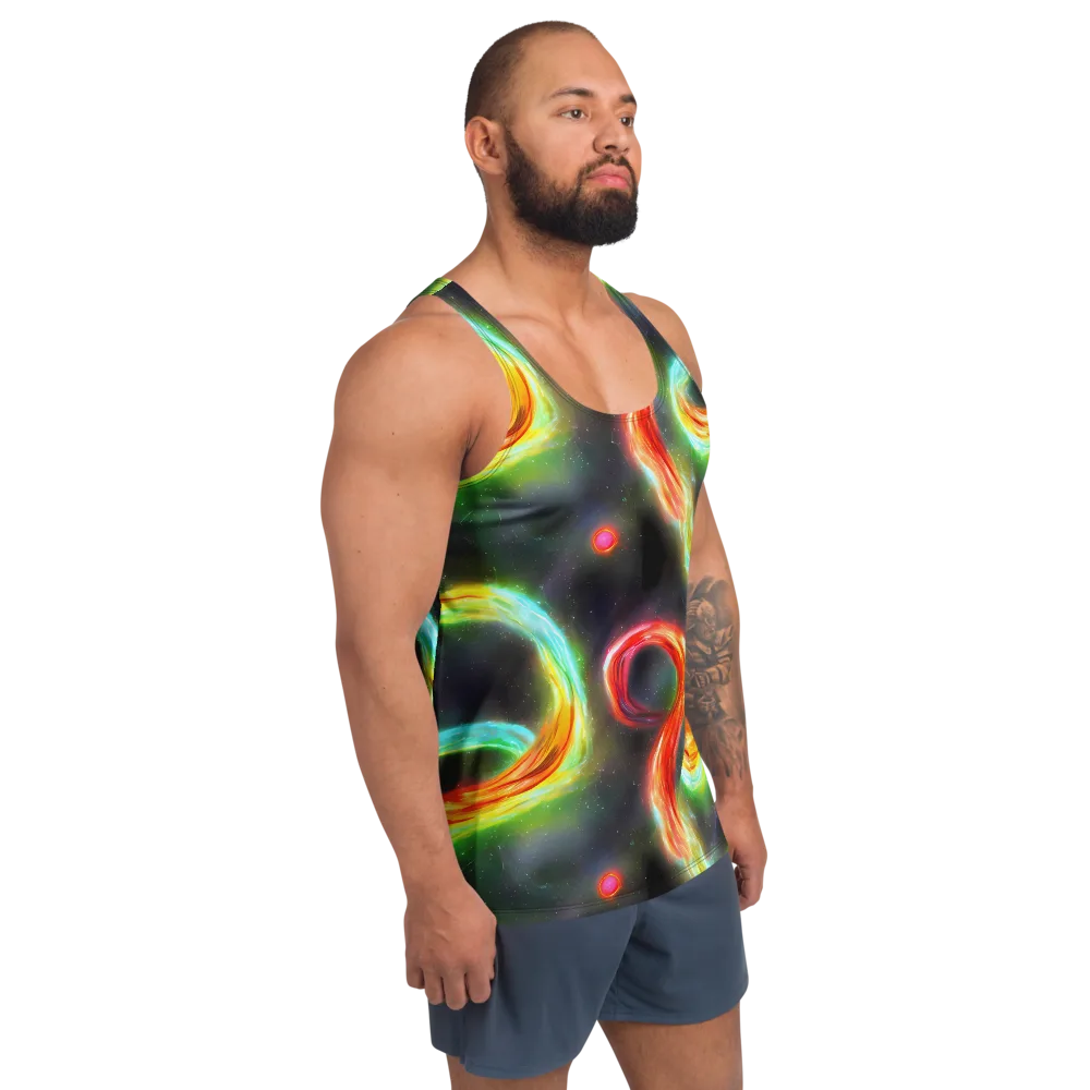 Sherwood Swirl on Men's Tank Top — Right Front