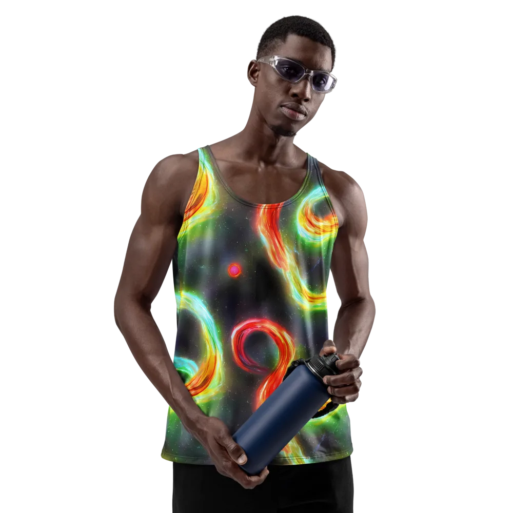 Sherwood Swirl on Men's Tank Top — Front