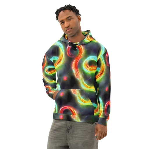 Sherwood Swirl on a Cotton Hoodie