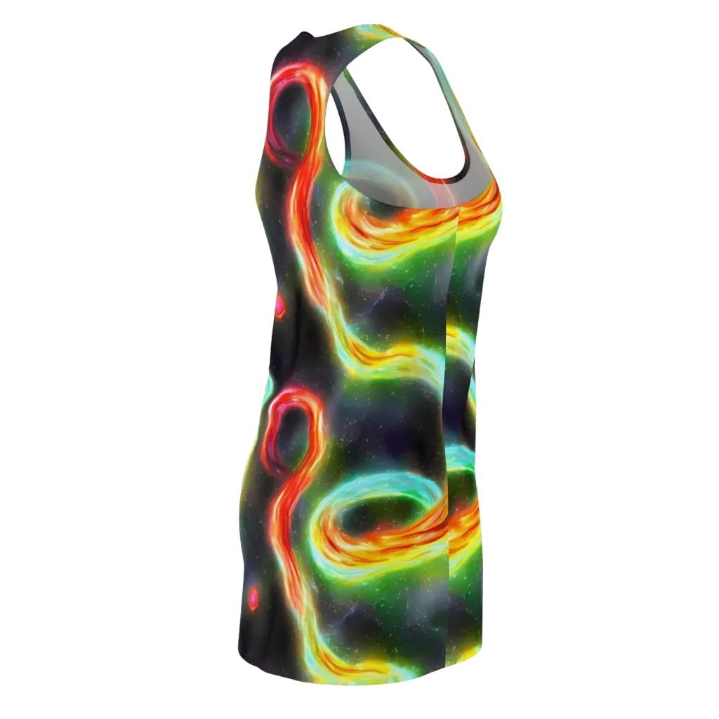 Sherwood Swirl on Racerback Dress — Back Side