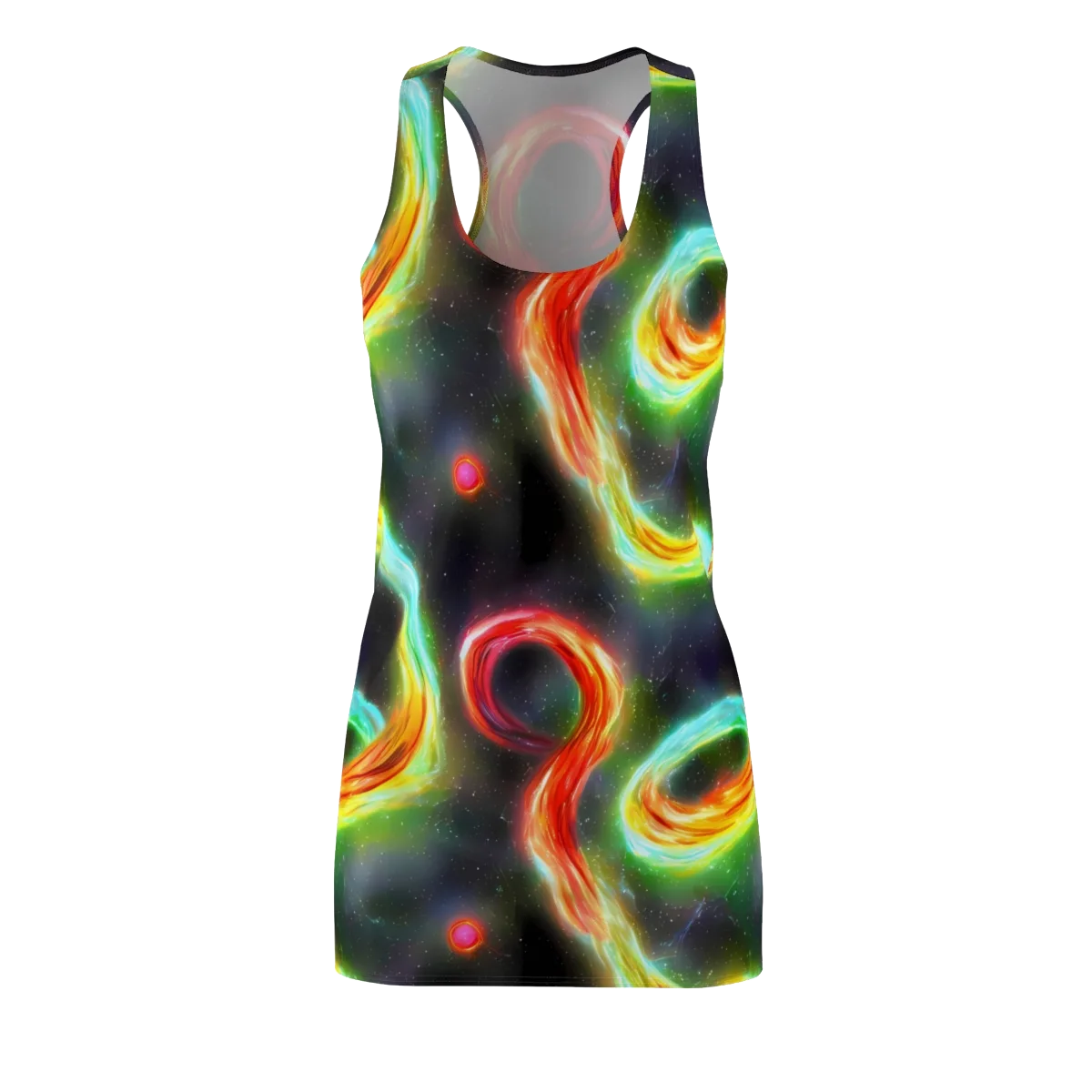 Sherwood Swirl on Racerback Dress — Front