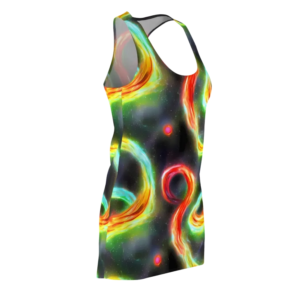 Sherwood Swirl on Racerback Dress — Front Side
