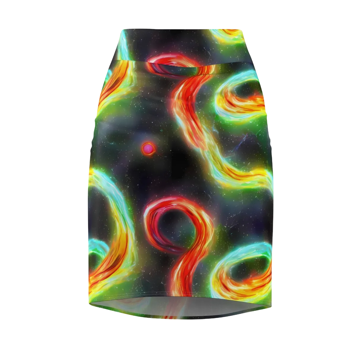 Sherwood Swirl on Pencil Skirt — Front
