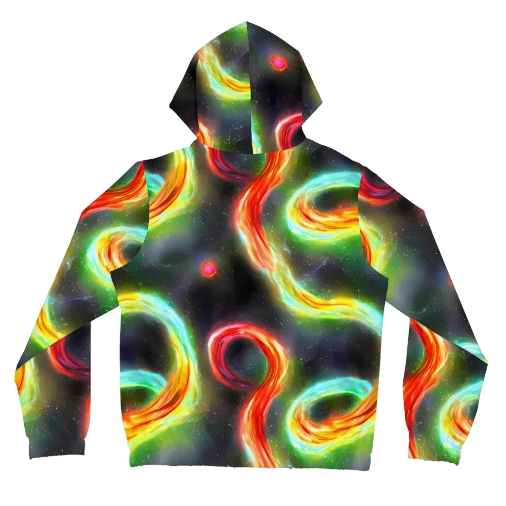 Sherwood Swirl on Women's Full-Zip Hoodie — Back