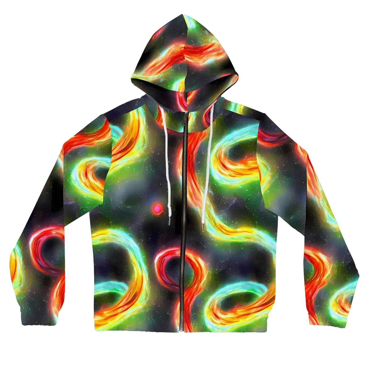 Sherwood Swirl on Women's Full-Zip Hoodie — Front