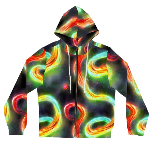 Sherwood Swirl on a Women's Full-Zip Hoodie