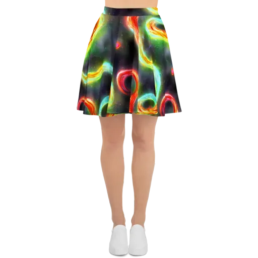 Sherwood Swirl on a Skater Skirt