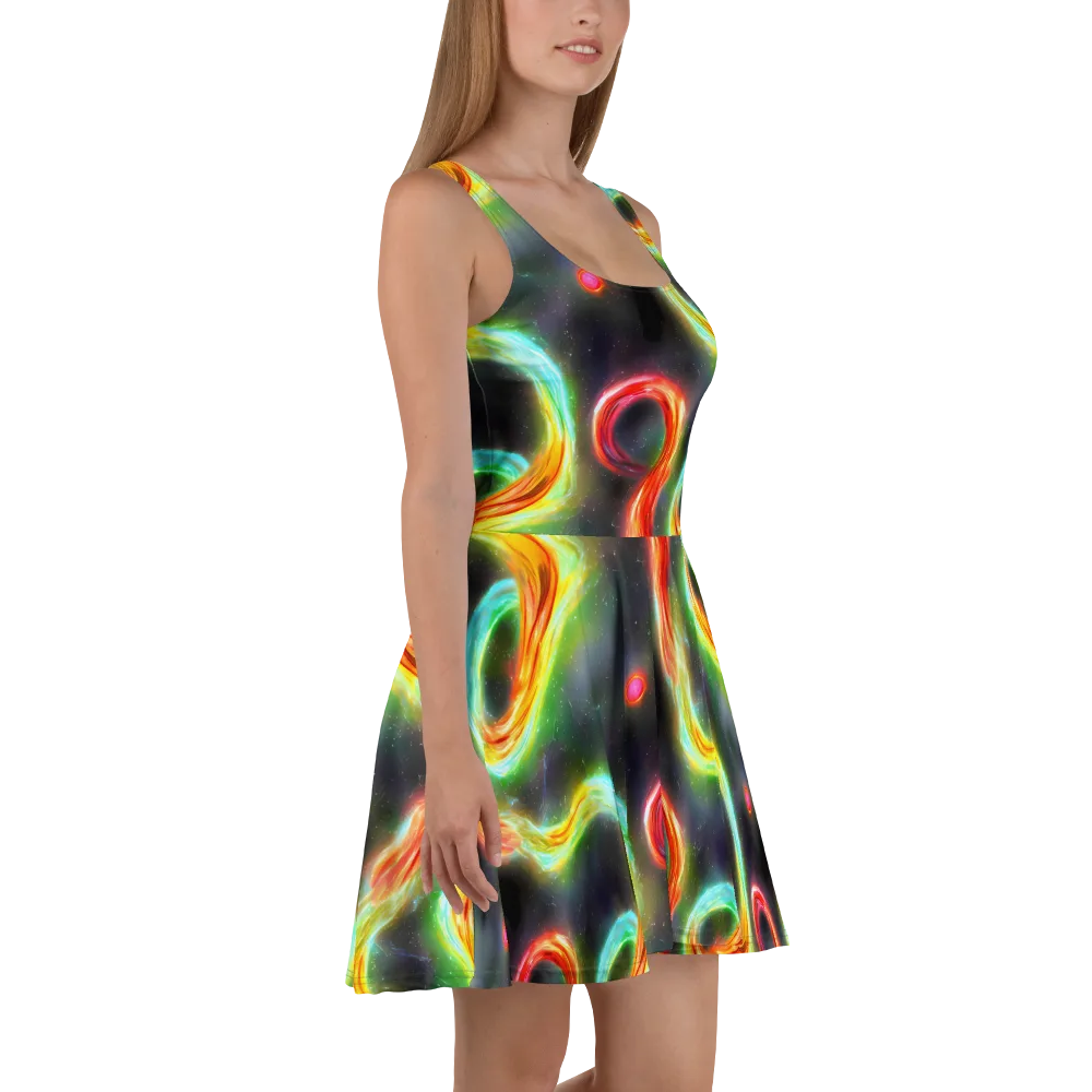 Sherwood Swirl on Skater Dress — Right