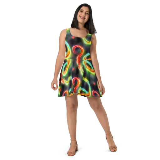 Sherwood Swirl on a Skater Dress
