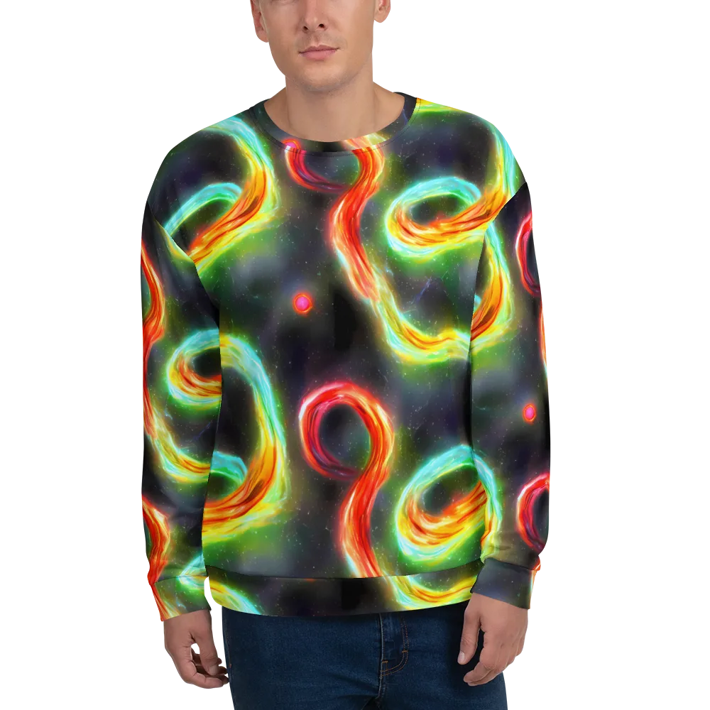 Sherwood Swirl on Sweatshirt — Front