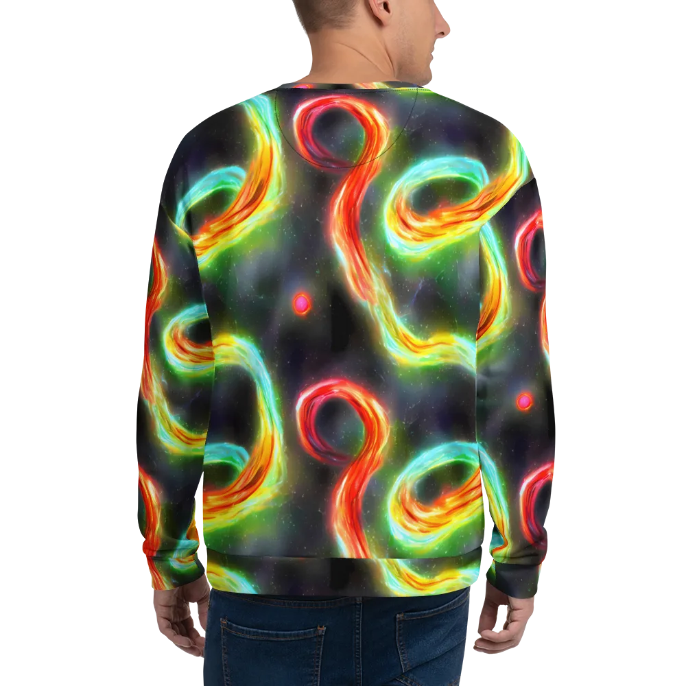 Sherwood Swirl on Sweatshirt — Back