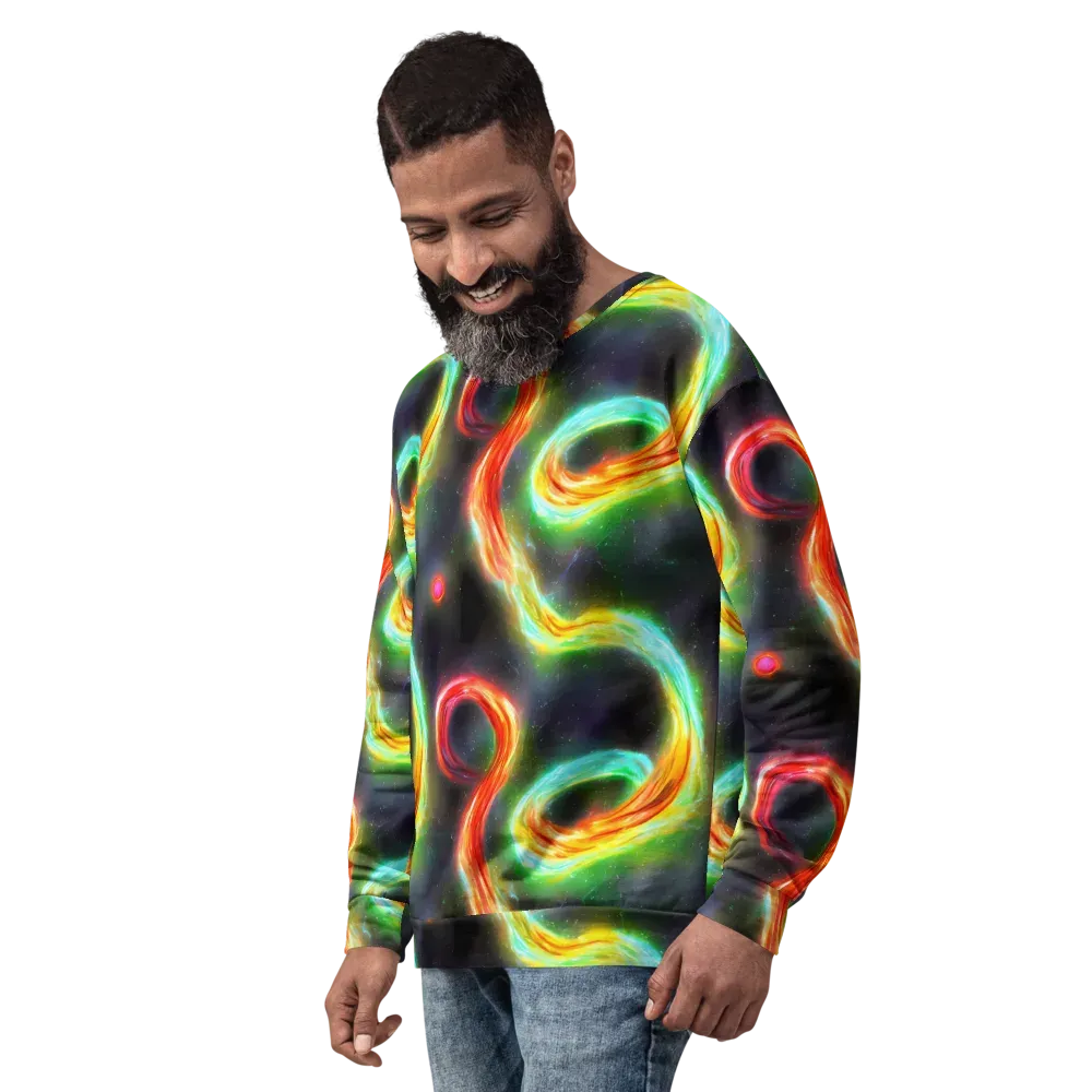 Sherwood Swirl on Sweatshirt — Left Front