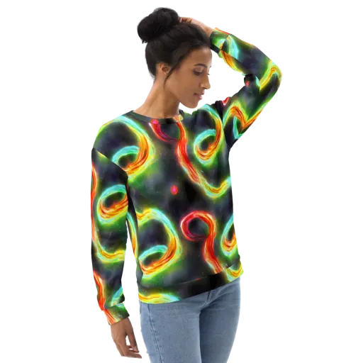 Sherwood Swirl on a Sweatshirt