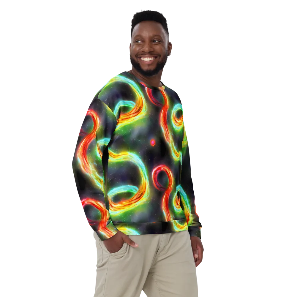 Sherwood Swirl on Sweatshirt — Front