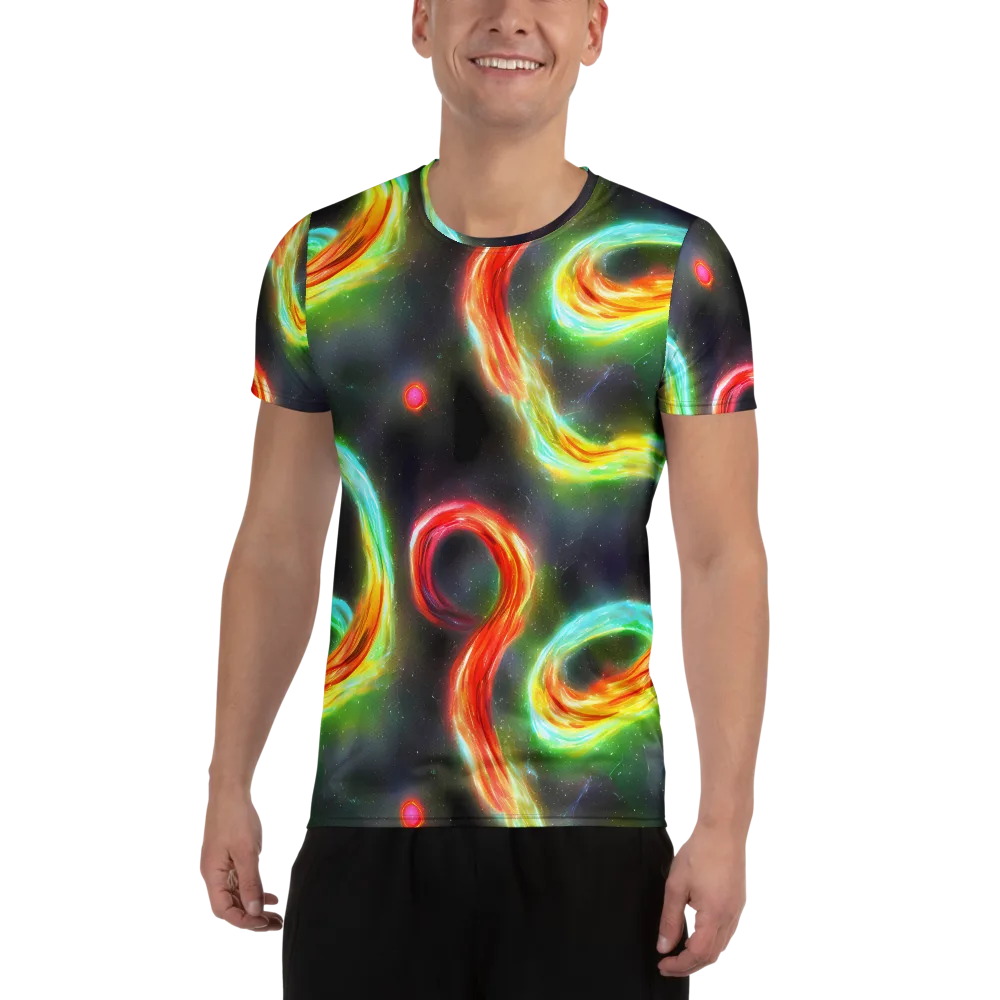 Sherwood Swirl on Men's Athletic T-Shirt — Front