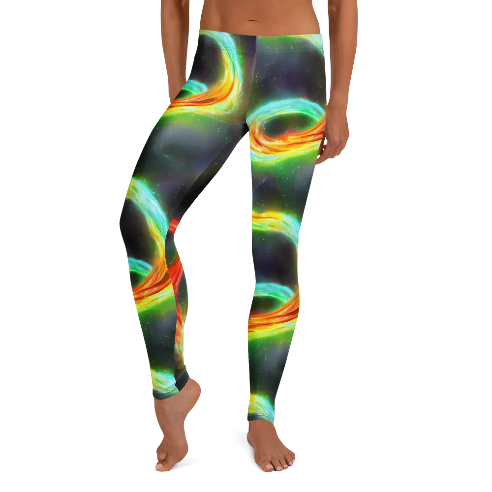 Sherwood Swirl on Leggings — Front