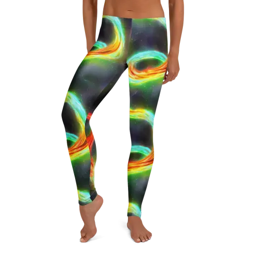 Sherwood Swirl on a Leggings