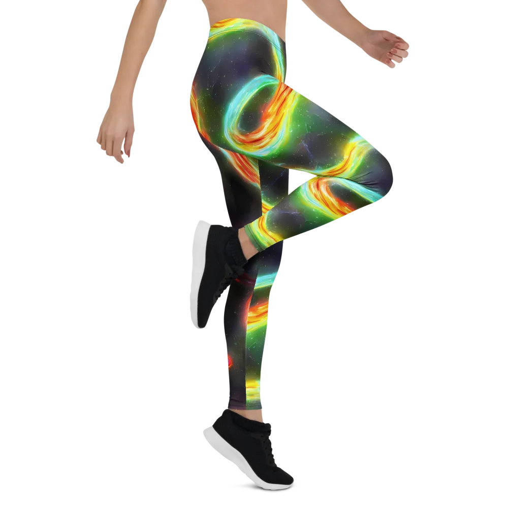 Sherwood Swirl on Leggings — Right