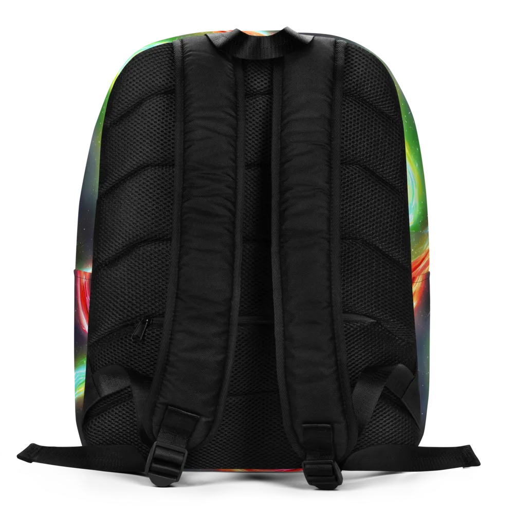 Sherwood Swirl on Minimalist Backpack — Back