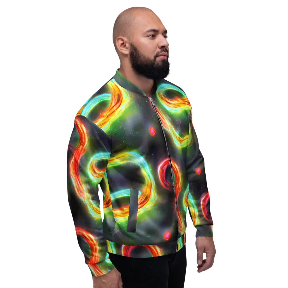 Sherwood Swirl on Bomber Jacket — Right