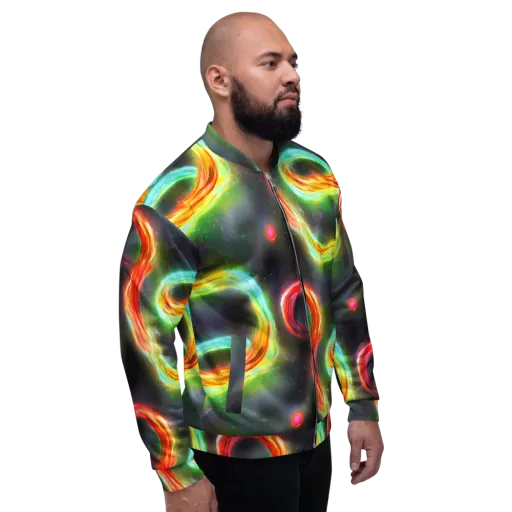 Sherwood Swirl on a Bomber Jacket