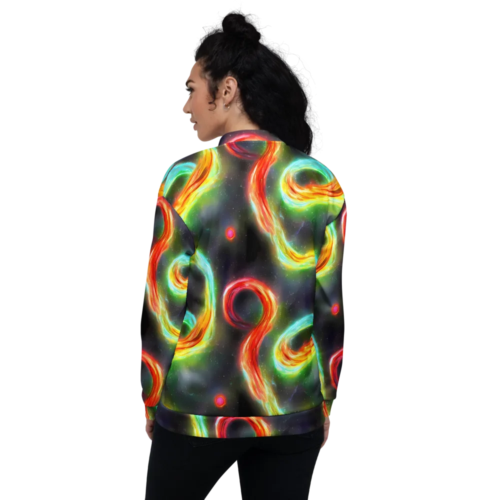 Sherwood Swirl on Bomber Jacket — Back