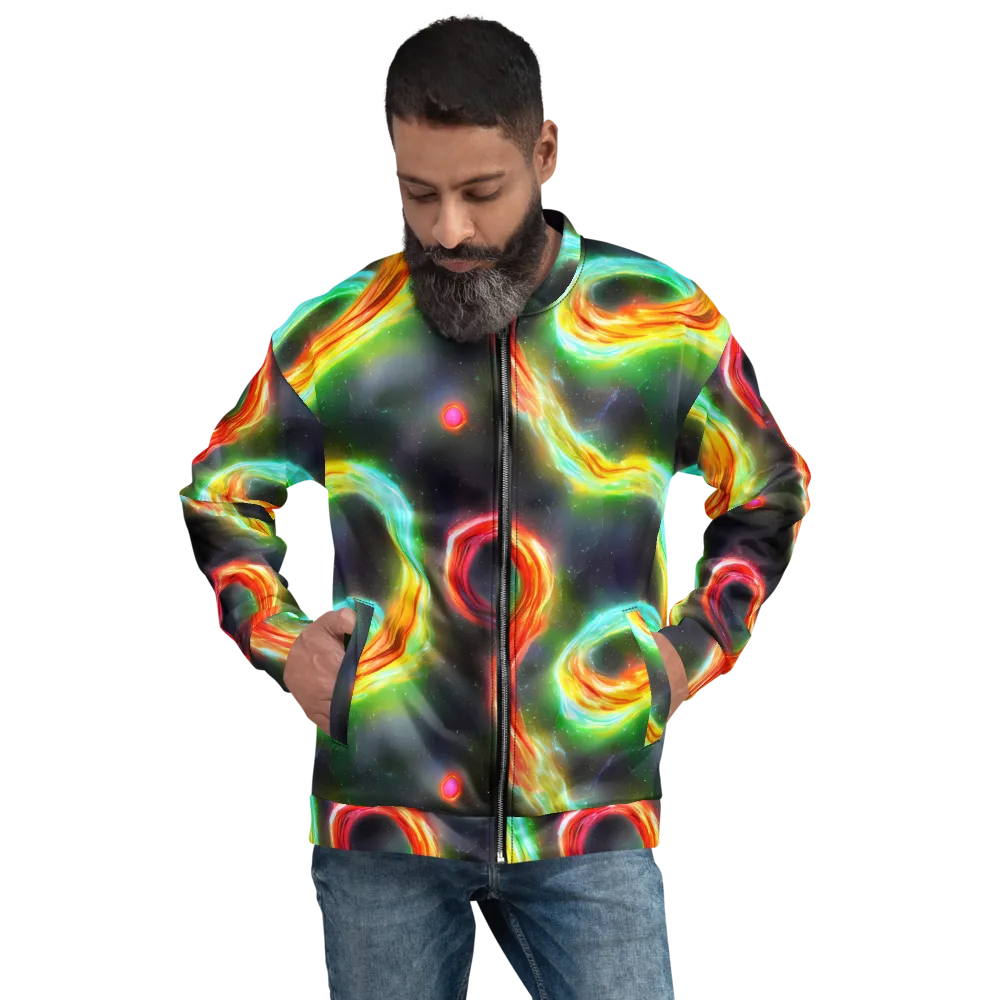 Sherwood Swirl on Bomber Jacket — Front