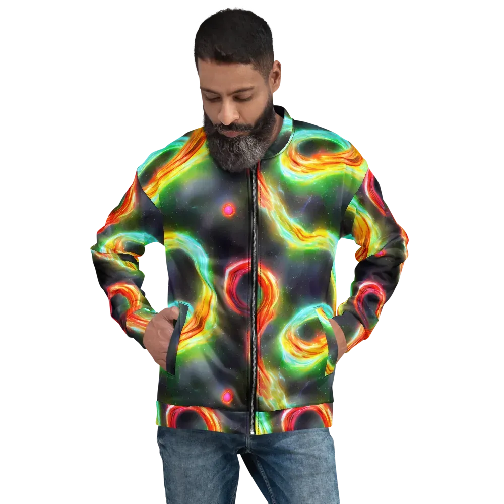 Sherwood Swirl on Bomber Jacket — Front