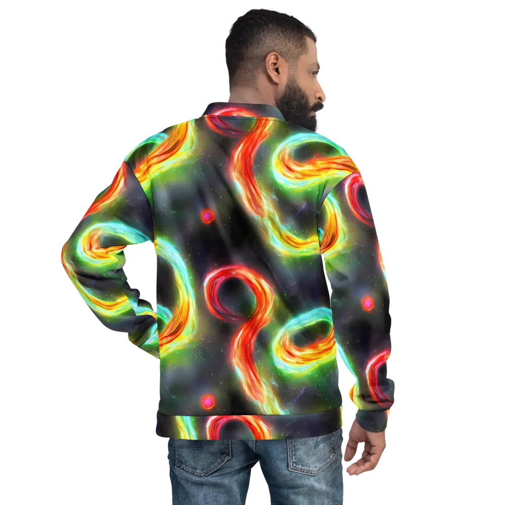 Sherwood Swirl on Bomber Jacket — Back