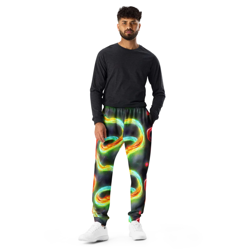 Sherwood Swirl on Men's Joggers — Front