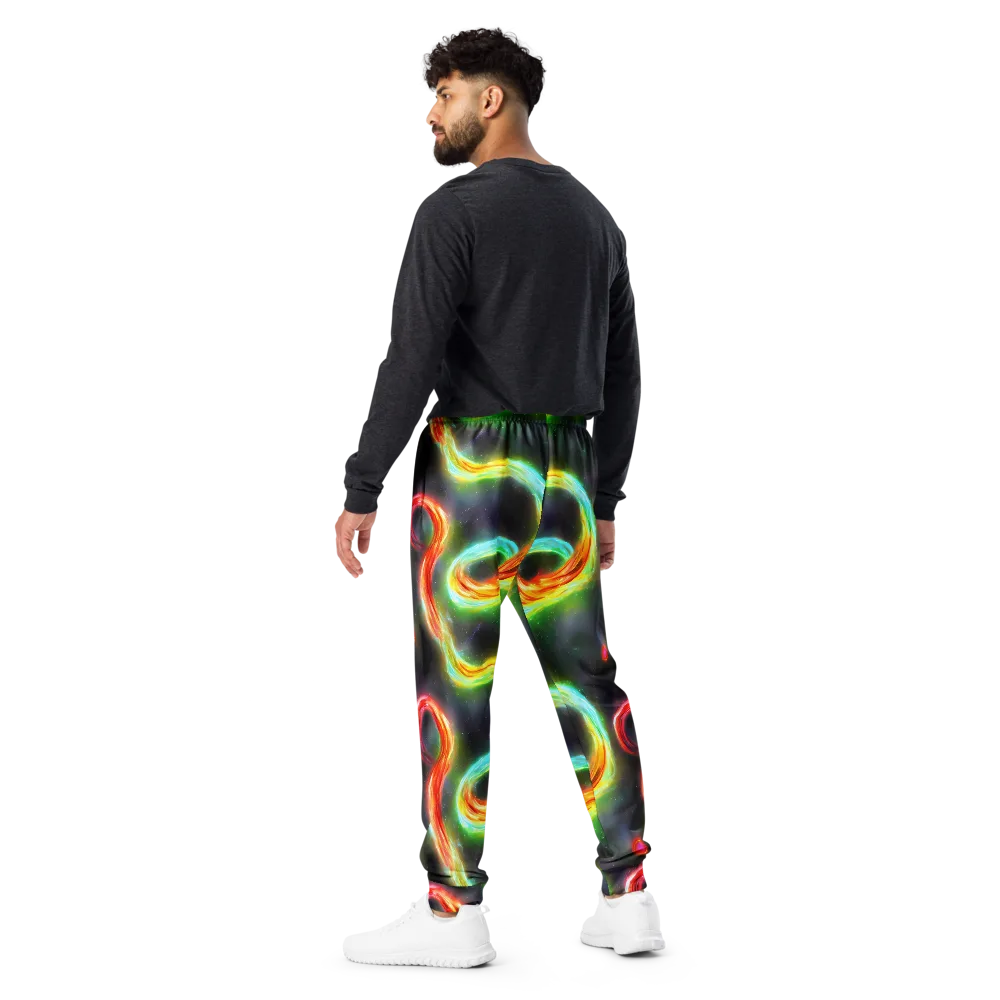 Sherwood Swirl on Men's Joggers — Back