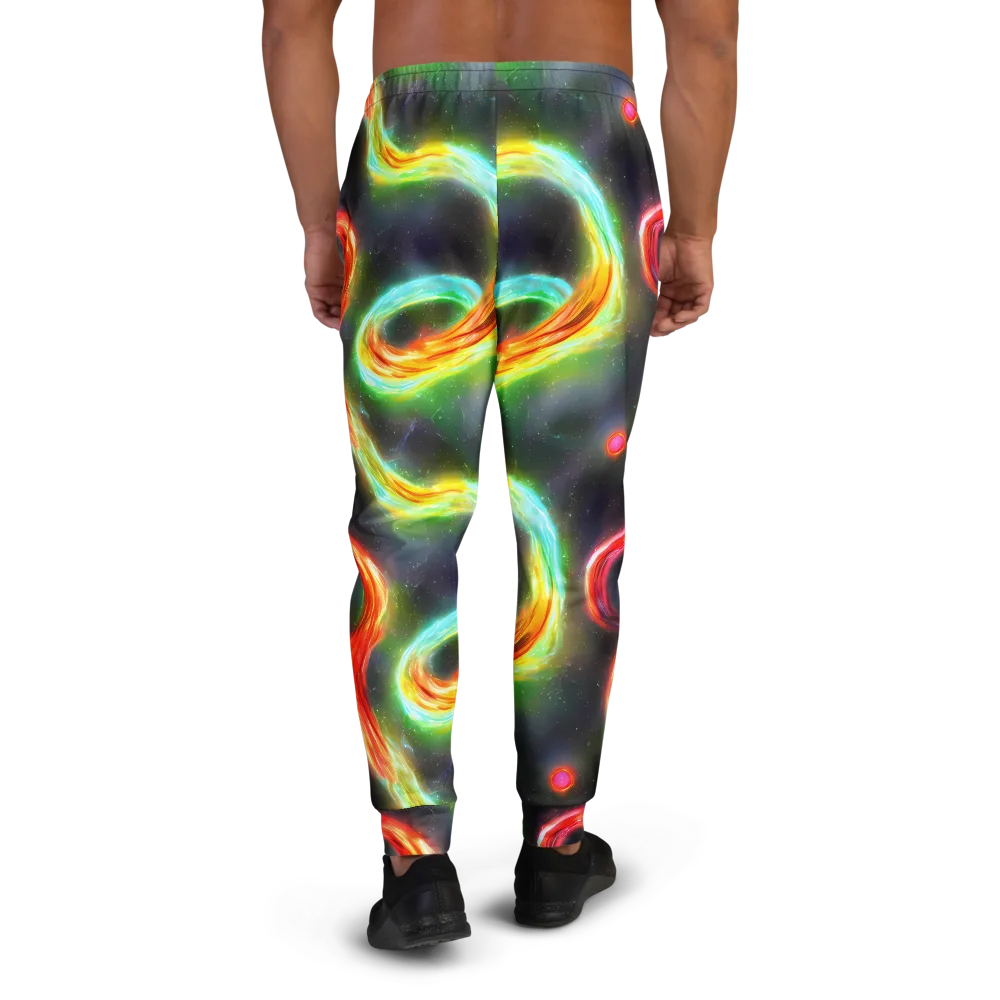 Sherwood Swirl on Men's Joggers — Back