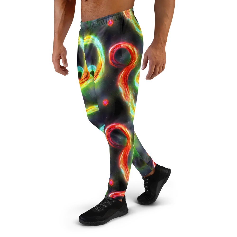 Sherwood Swirl on Men's Joggers — Left