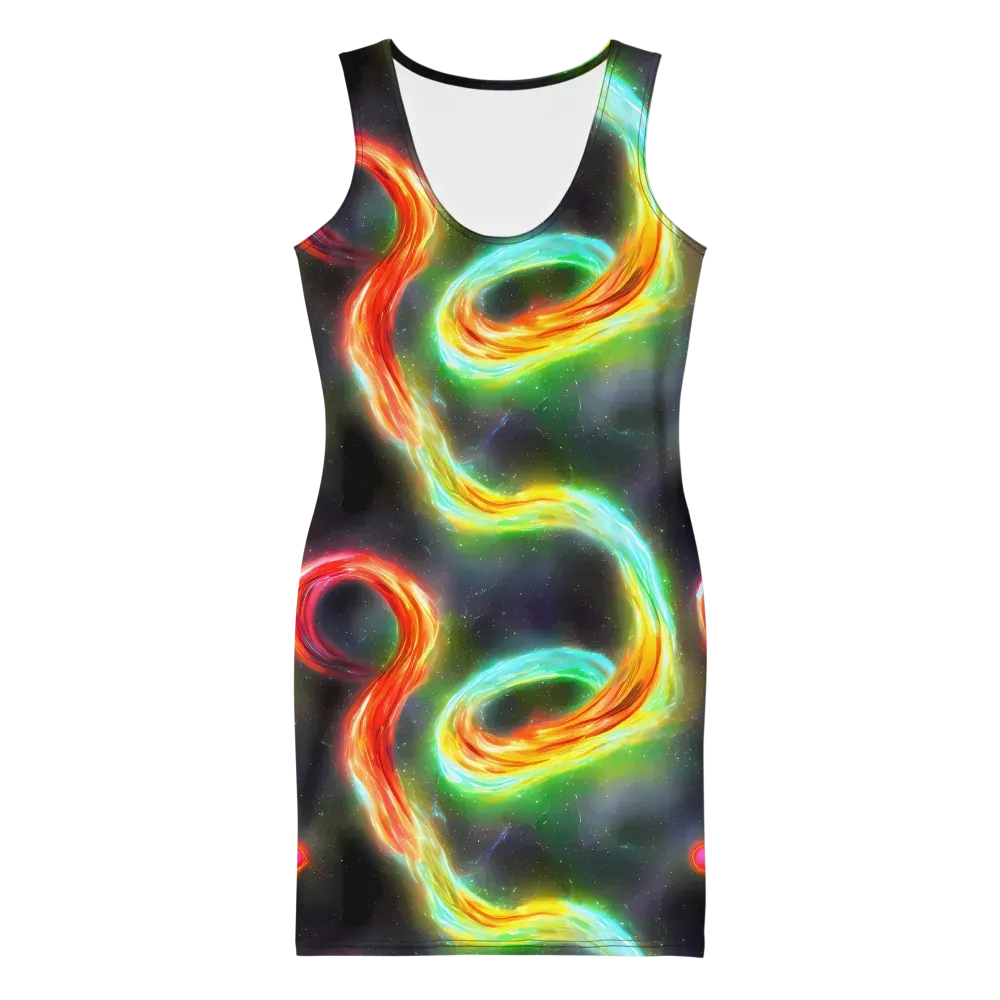 Sherwood Swirl on Bodycon Dress — Front