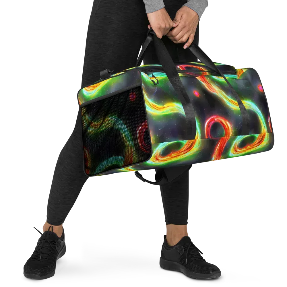 Sherwood Swirl on Duffle Bag — Right Front