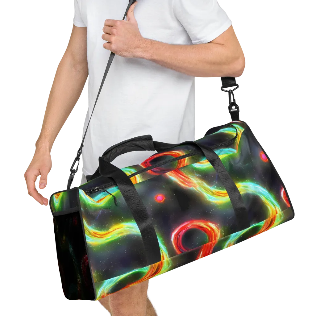 Sherwood Swirl on Duffle Bag — Right Front