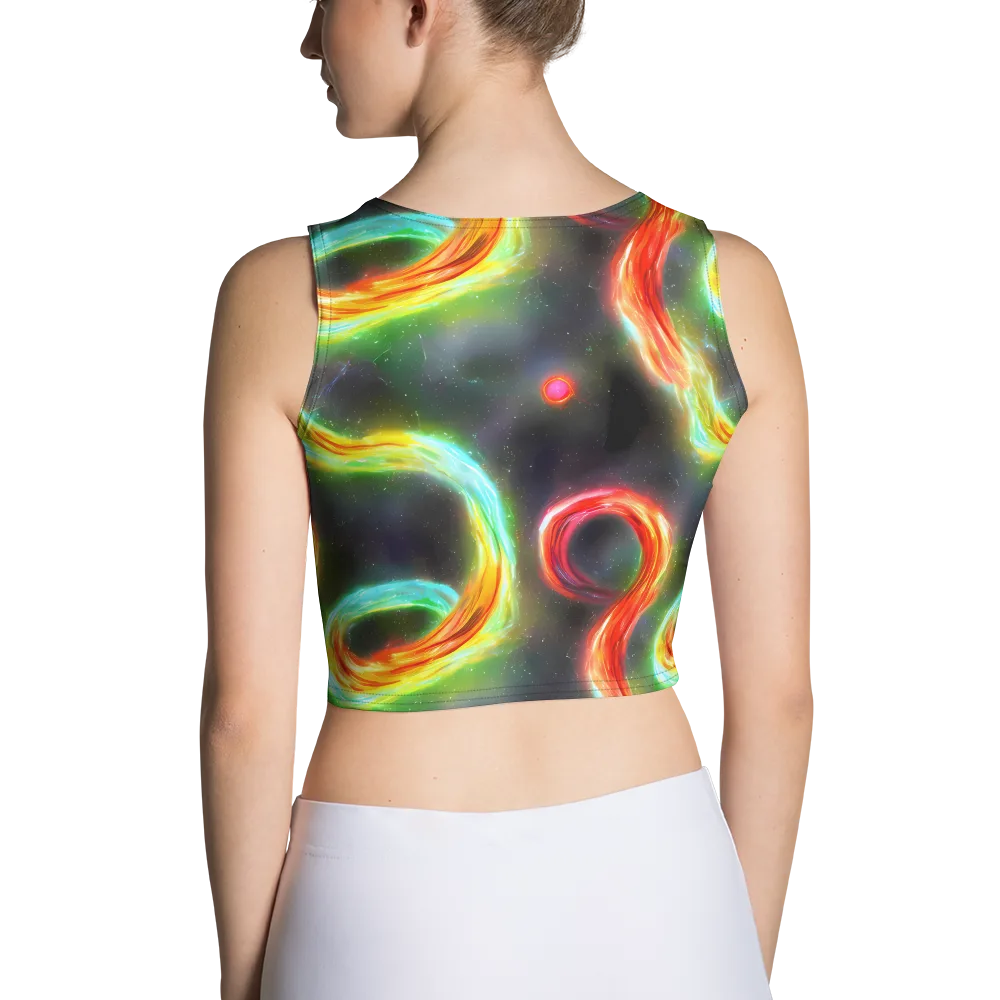 Sherwood Swirl on Crop Top — Back