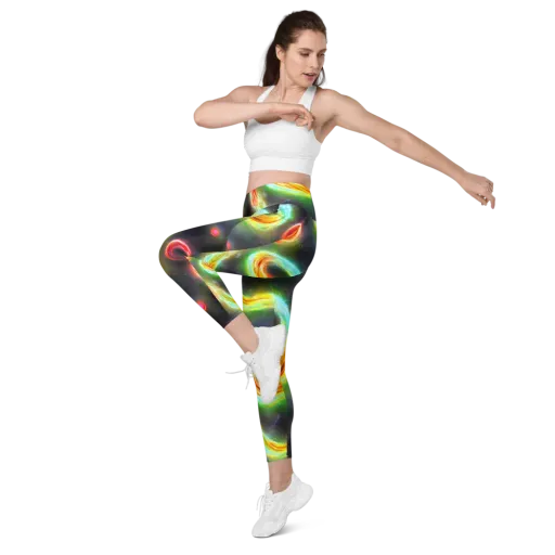 Sherwood Swirl on a Leggings with Pockets