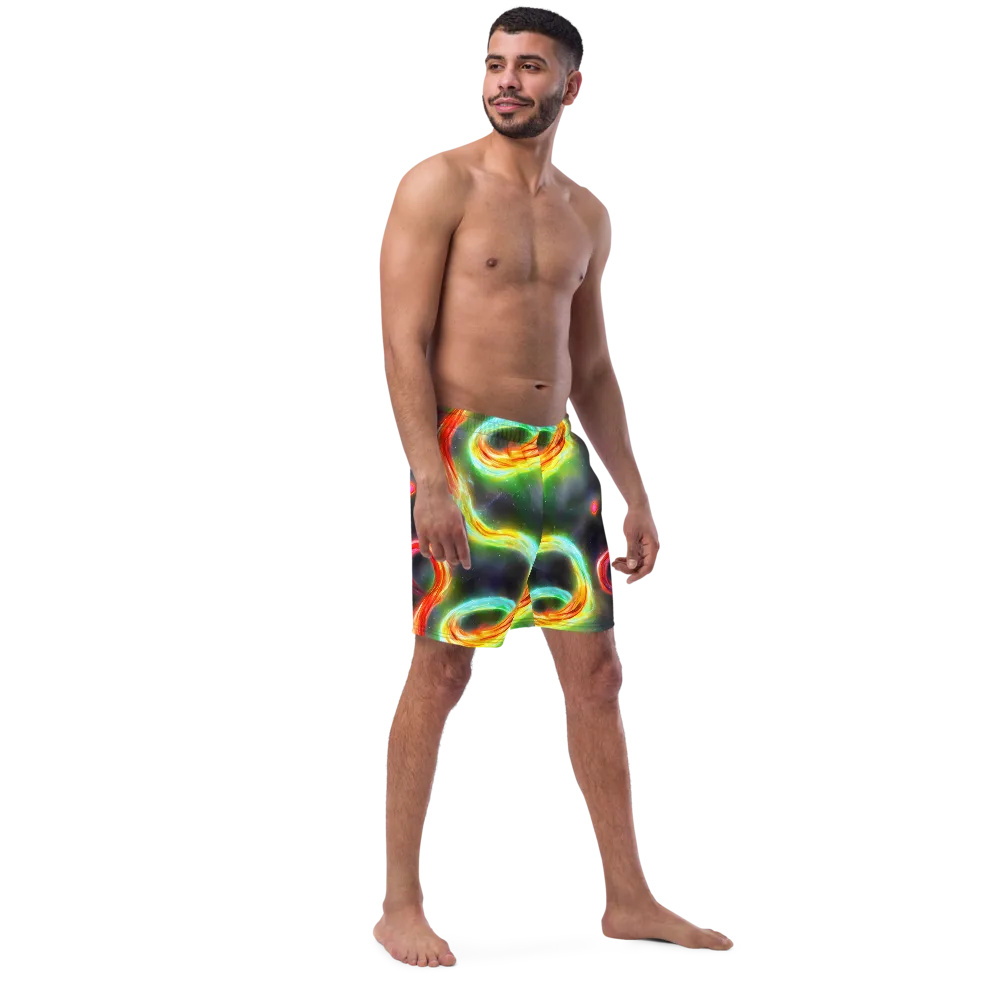 Sherwood Swirl on Swim Trunks — Right Front