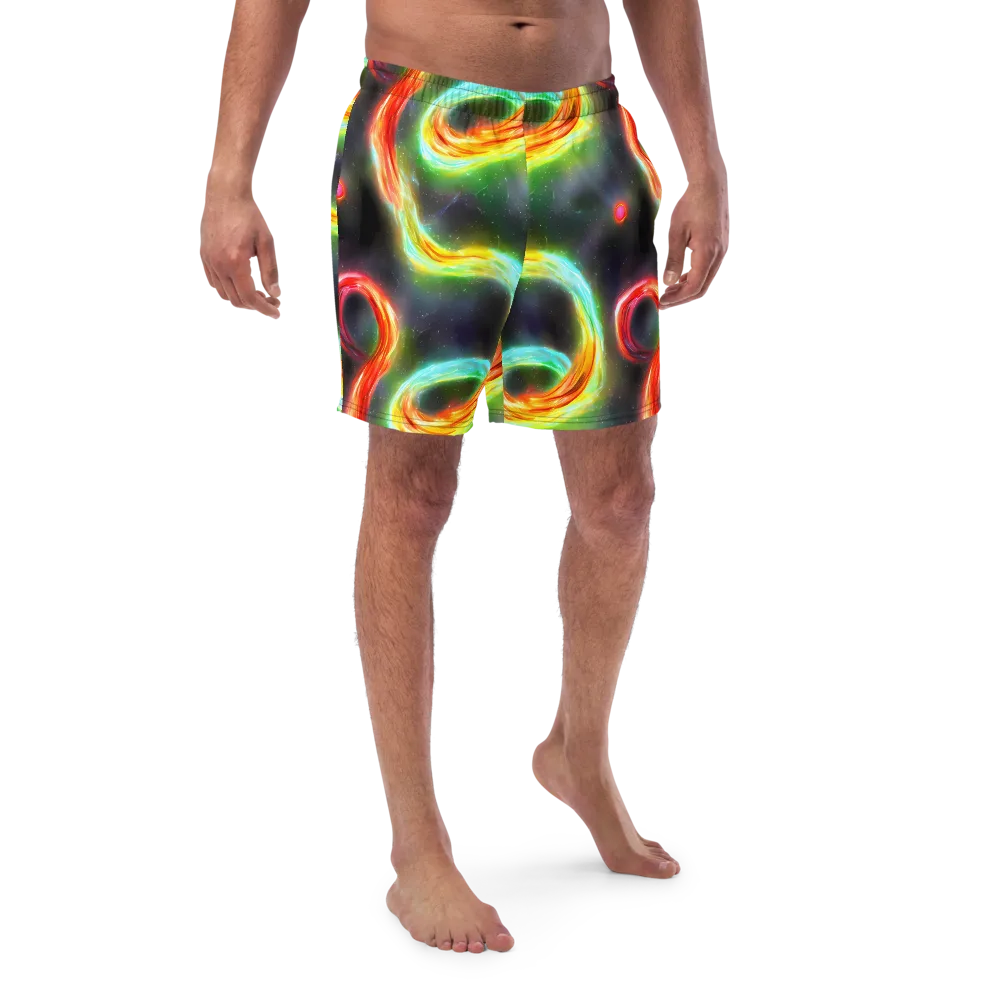 Sherwood Swirl on Swim Trunks — Front